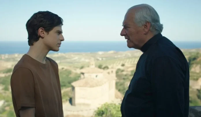 L.oratore.cover Manuel Nucera e Giorgio Colangeli nel film L'oratore.
