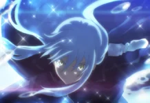 Una scena dall'anime That Time I Got Reincarnated as a Slime Il Film: Le Lacrime del Mare Azzurro.