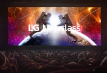 Una immagine della nuova tecnologia per i cinema LG Miraclass.
