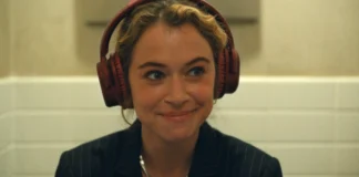 Tatiana Maslany nella serie Apple TV Maximum Pleasure Guaranteed.