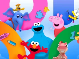 La key-art del servizio per bambini Netflix Playground.