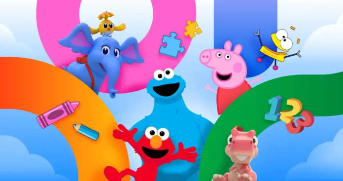La key-art del servizio per bambini Netflix Playground.