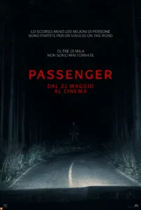 Il poster dell'horror Passenger.