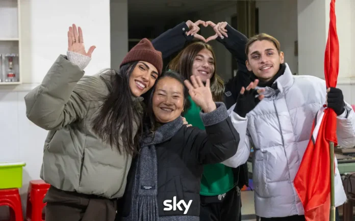 Giulia Salemi in Cina nella settima puntata del programma Pechino Express.