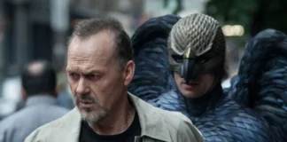 Michael Keaton nel film Birdman.