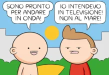 La key-art del programma Prova a non ridere! di Pera Toons.