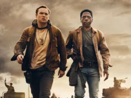 In foto i due protagonisti del film The Long Walk.