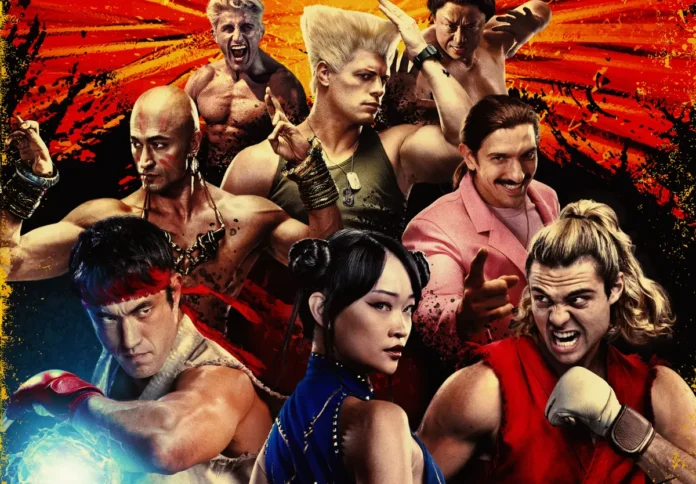 In foto Ryu, Ken e i protagonisti del film Street Fighter.