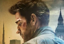 John Krasinski nel poster del thriller Tom Clancy's Jack Ryan.