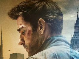 John Krasinski nel poster del thriller Tom Clancy's Jack Ryan.