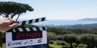In foto il primo ciak della stagione 4 della serie White Lotus.