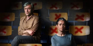 In foto i due protagonisti del film Yellow Letters.