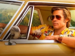 Brad Pitt nel film C'era una volta a... hollywood.