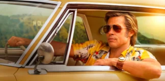 Brad Pitt nel film C'era una volta a... hollywood.