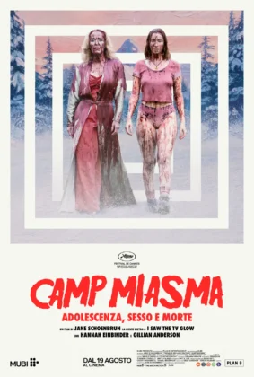 Il poster del film Camp Miasma adolescenza, sesso e morte.