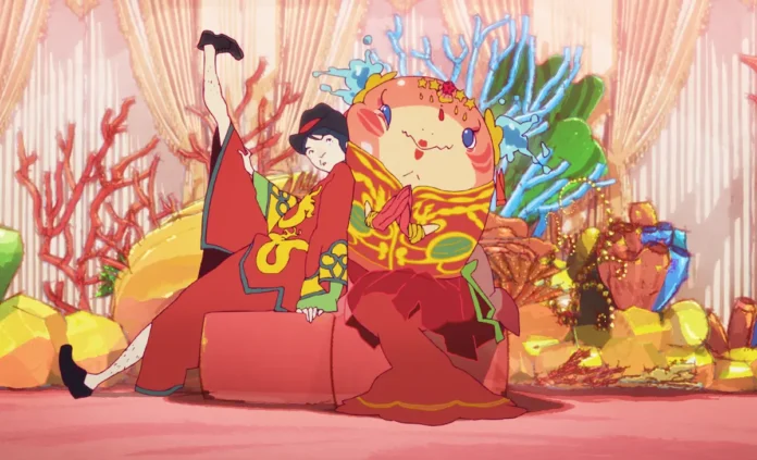 Una scena dall'anime ChaO.