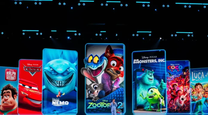 Una foto dall'evento Disney Upfront US 2026 al North Javits Center.