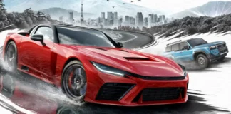 La key-art del racing game Forza Horizon 6.