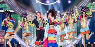 Mago Forest e Maria Chiara Giannetta nella sesta puntata dell'edizione 2026 di GialappaShow.