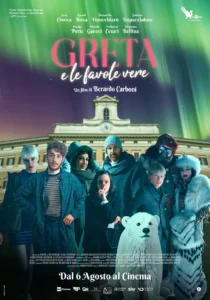 Il poster del film Greta e le favole vere.