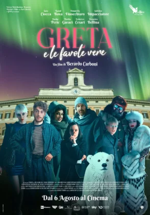 Il poster del film Greta e le favole vere.