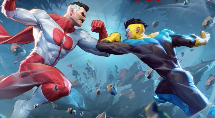 La key-art del picchiaduro Invincible VS.
