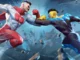 La key-art del picchiaduro Invincible VS.