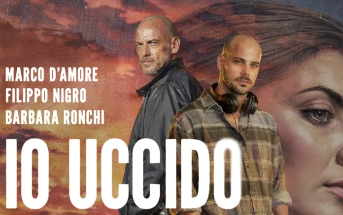La key-art della serie audio Audible Original Io uccido.