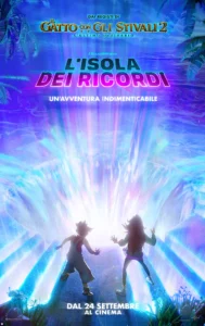 Il poster del film di animazione L'isola dei ricordi.