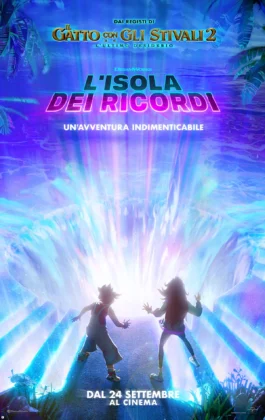 Il poster del film di animazione L'isola dei ricordi.