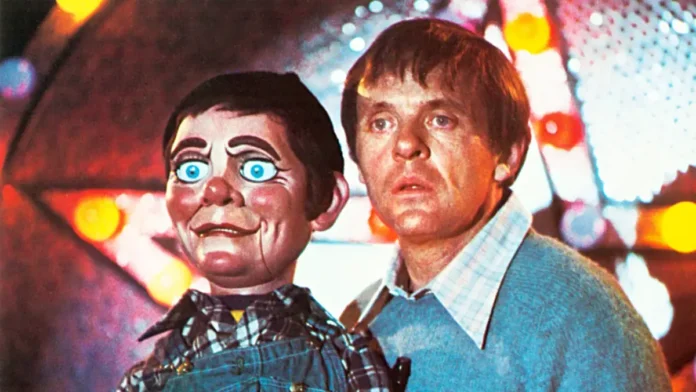 Anthony Hopkins nel film horror Magic.