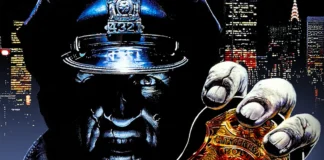 La key-art dell'horror Maniac Cop.