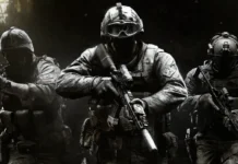 La key-art del videogioco Call of Duty: Modern Warfare 4.