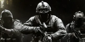 La key-art del videogioco Call of Duty: Modern Warfare 4.