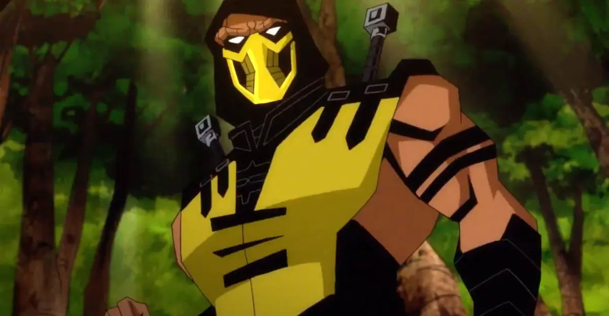 Una scena dal film animato Mortal Kombat Legends: Scorpion's Revenge.