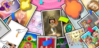 La key-art del gioco mobile Nintendo Pictonico!