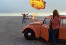 In viaggio con Wim Wenders: al cinema a giugno cinque capolavori restaurati Dennis Hopper e Lisa Kreuzer nel film L'amico americano.