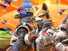 La key-art dello sparatutto per Switch 2 Starfox.