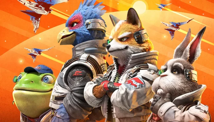 La key-art dello sparatutto per Switch 2 Starfox.