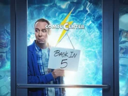 La key-art della serie spin-off di The Big Bang Theory Stuart Fails to Save the Universe.
