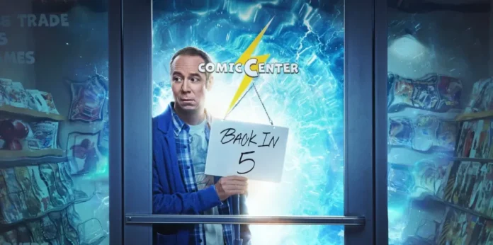 La key-art della serie spin-off di The Big Bang Theory Stuart Fails to Save the Universe.