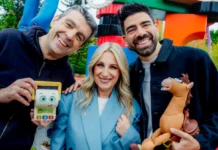 In foto i doppiatori italiani del film Disney e PIxar Toy Story 5.