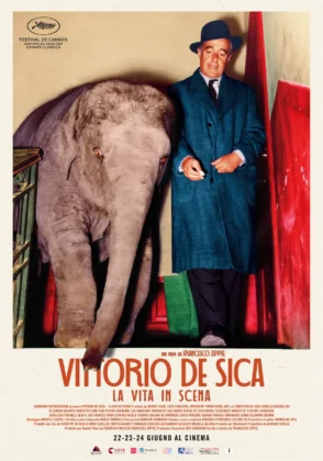 Il poster del documentario Vittorio De Sica - La vita in scena.