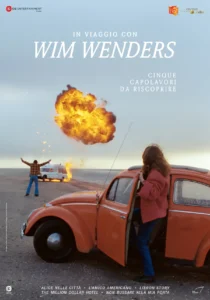 Il poster della rassegna cinematografica dei film di Wim Wenders.
