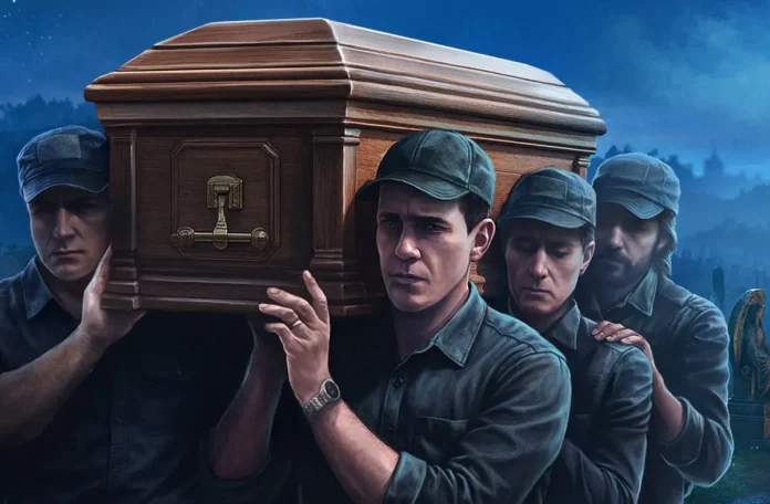 la key-art del videogioco simulativo Cemetery Simulator.