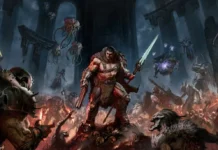 La key-art del DLC DOOM: The Dark Ages – Rivelazioni.