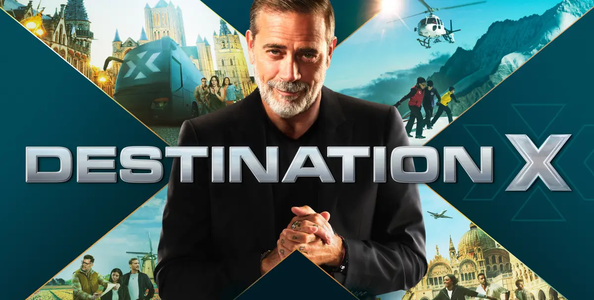 Jeffrey Dean Morgan nella key-art del travel game Destination X.