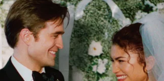 Zendaya e Robert Pattinson nel film The Drama.