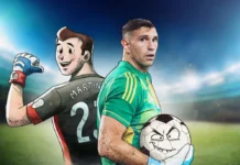 Una immagine del videogioco Netflix FIFA World Cup: Launch Edition.