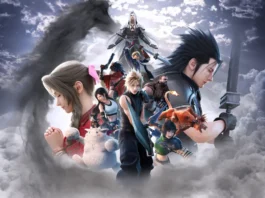 La key-art dell'action RPG Final Fantasy VII Revelation,